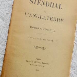 Stendhal et l'Angleterre. Préface de M. Ad. Paupe