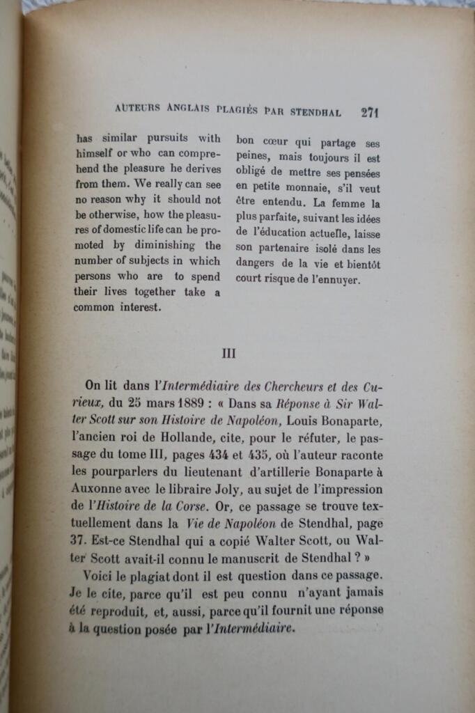 Stendhal's Connection to England