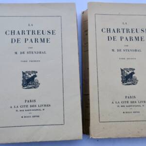 STENDHAL. La Chartreuse de Parme/ vergé d'Arches