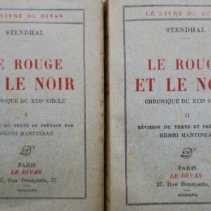 Stendhal LE DIVAN Martineau LE ROUGE ET LE NOIR