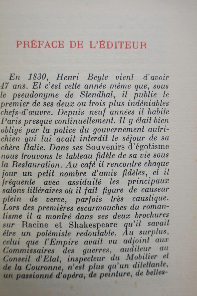 The Red and the Black: A Classic of French Literature