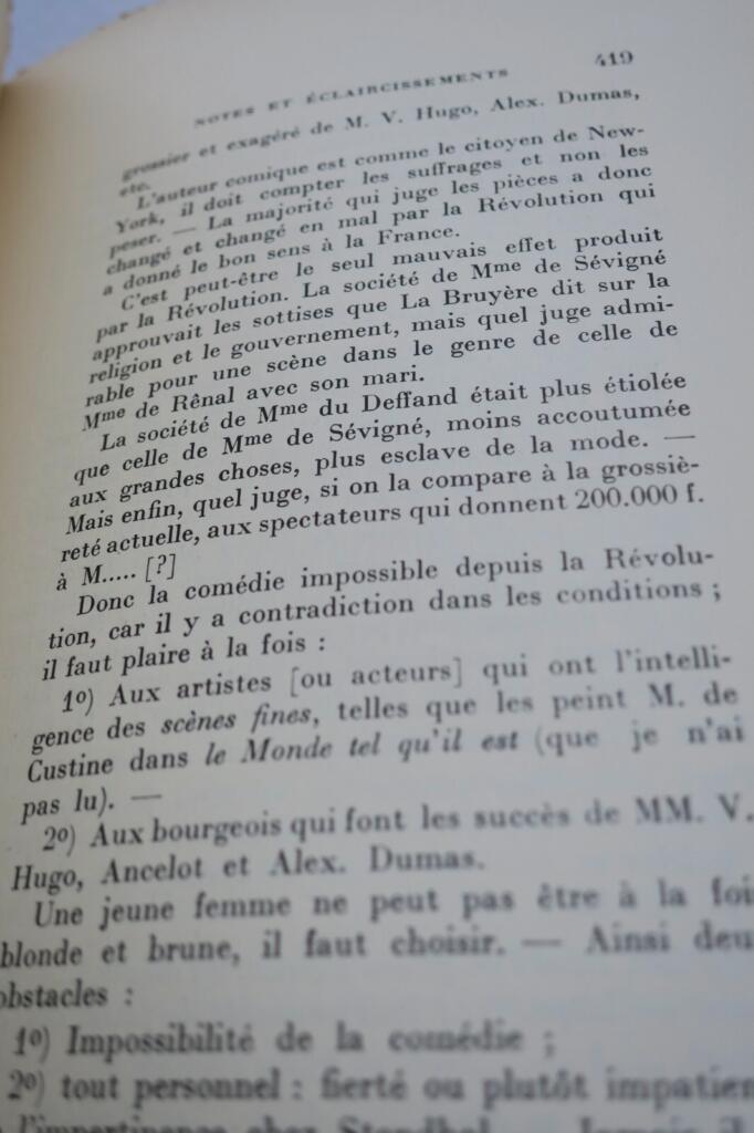 STENDHAL. LE ROUGE ET LE NOIR sur vélin