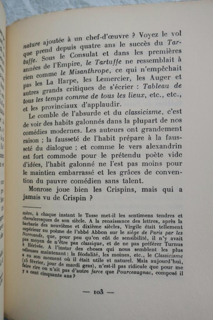 Stendhal, Martino Racine et Shakespeare 1928