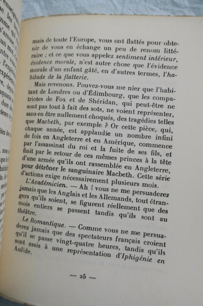 Stendhal, Martino Racine et Shakespeare 1928