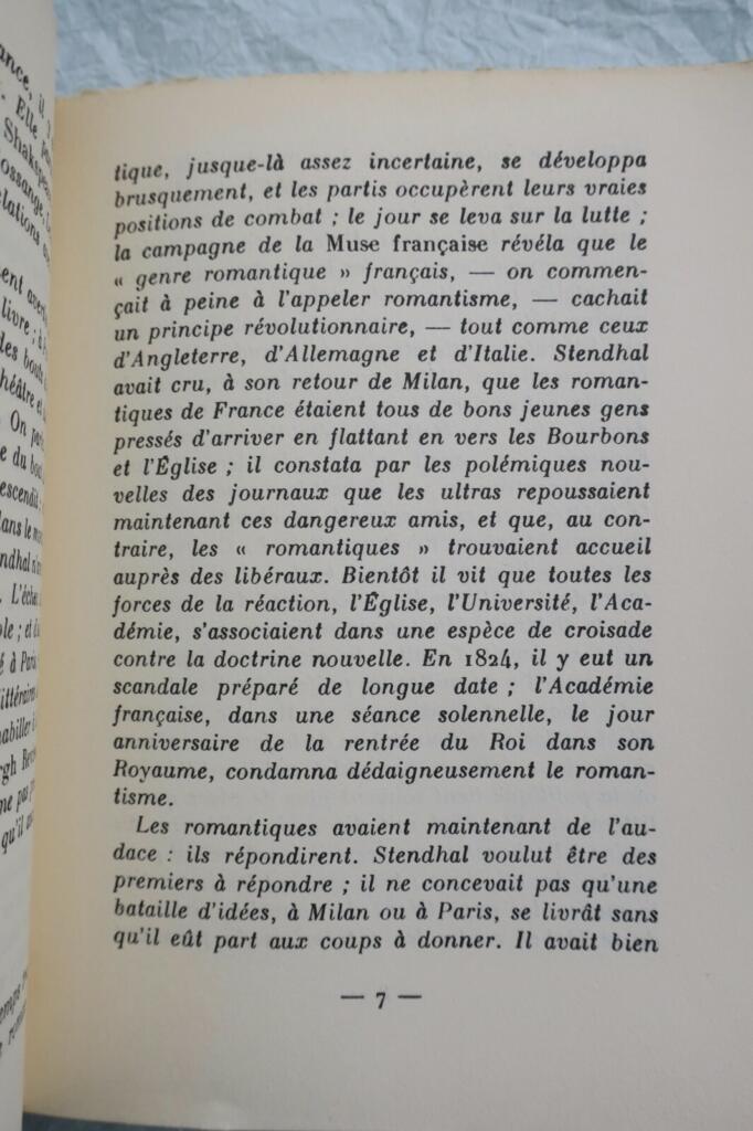 Stendhal, Martino Racine et Shakespeare 1928
