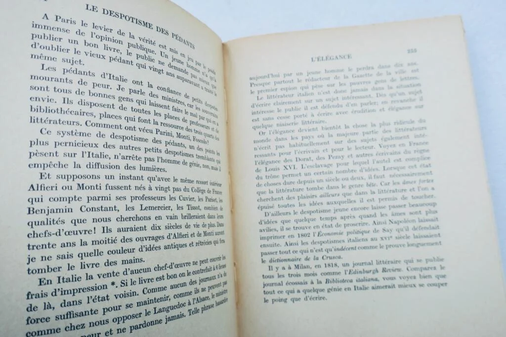 STENDHAL, Par H. MARTINEAU Rome, Naples et Florence en 1817, suivi de l&rsquo;Italie