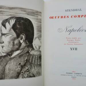 STENDHAL Volume XVII. Napoléon