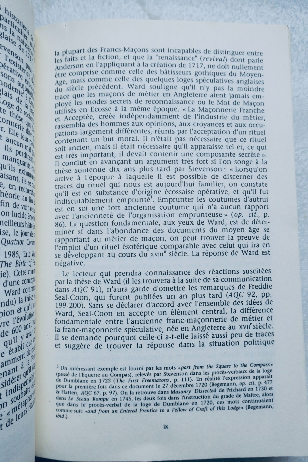 Stevenson Bernheim Les Origines De La Franc ma onnerie Le Si cle 