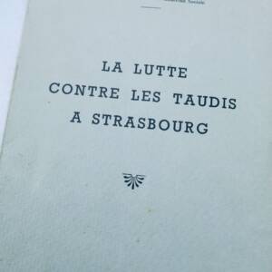 Strasbourg la lutte contre les taudis à Strasbourg 1940