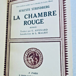 Strindberg La Chambre Rouge