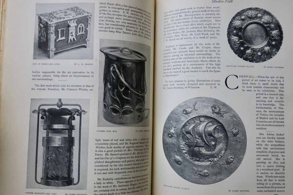 Künstlerzeitschrift von 1899 mit angewandter und feiner Kunst