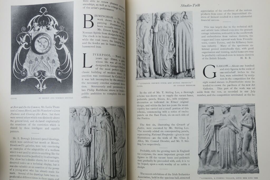 Künstlerzeitschrift von 1899 mit angewandter und feiner Kunst