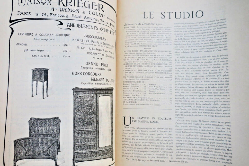 Illustrierte Zeitschrift über Kunstbewegungen