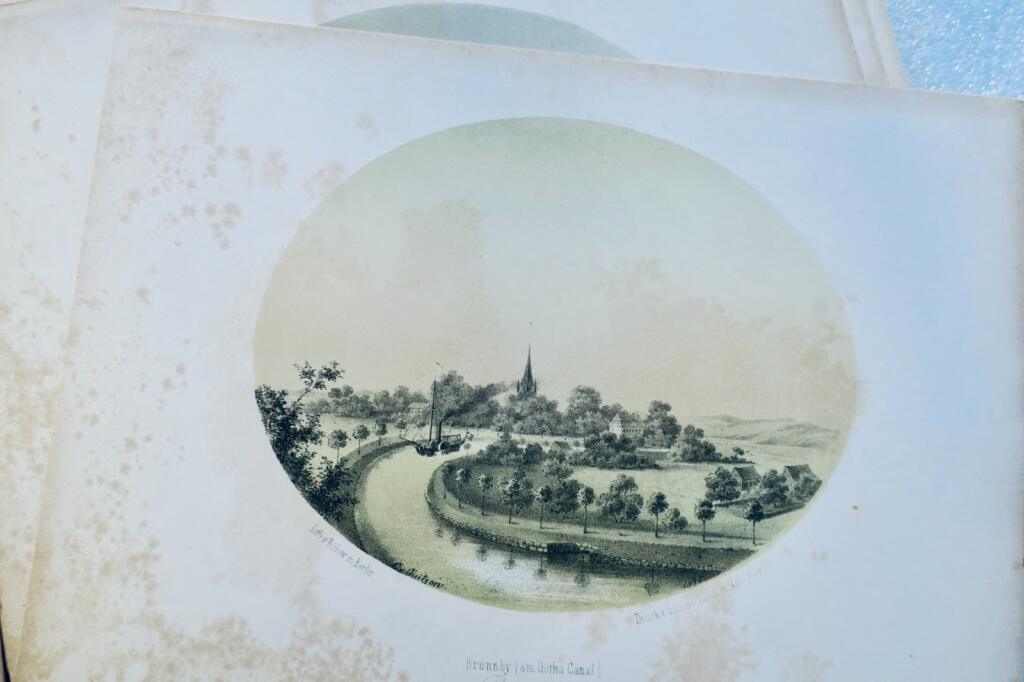 SUEDE GOTHA album for travellers on the Götha canal 1858