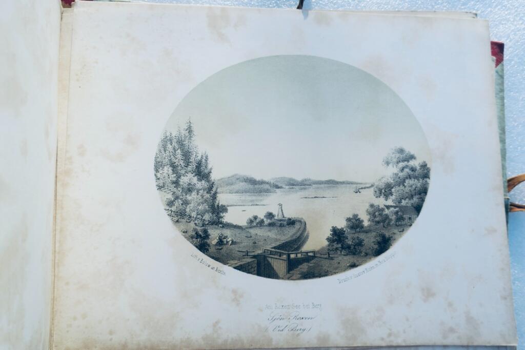 SUEDE GOTHA album for travellers on the Götha canal 1858