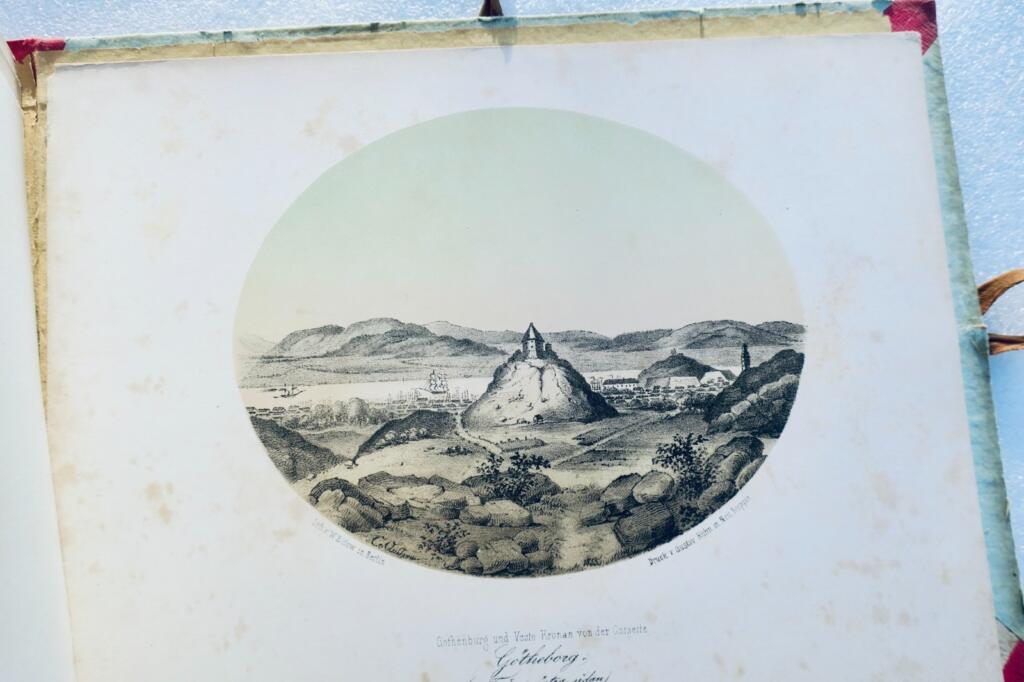 SUEDE GOTHA album for travellers on the Götha canal 1858
