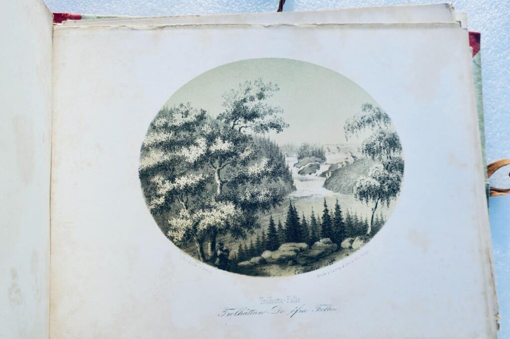 SUEDE GOTHA album for travellers on the Götha canal 1858