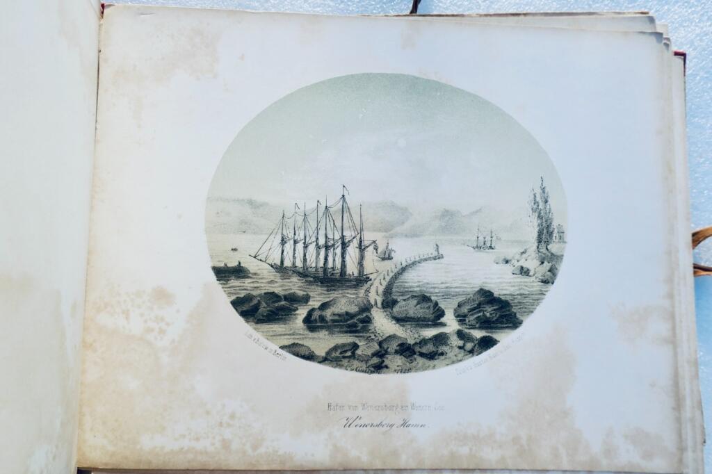 SUEDE GOTHA album for travellers on the Götha canal 1858