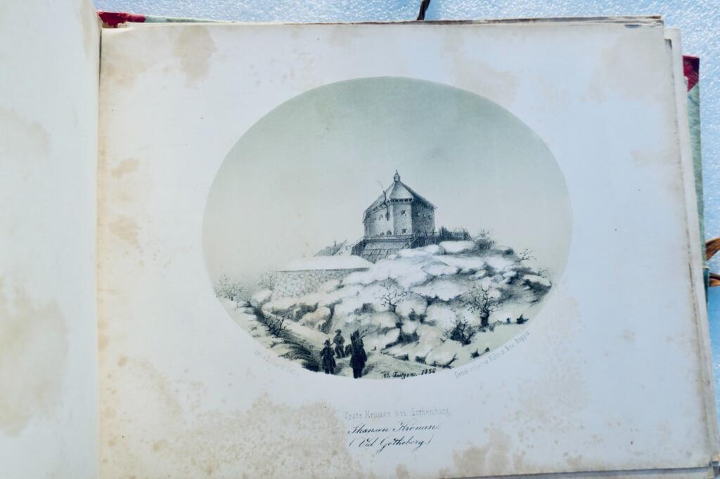SUEDE GOTHA album for travellers on the Götha canal 1858