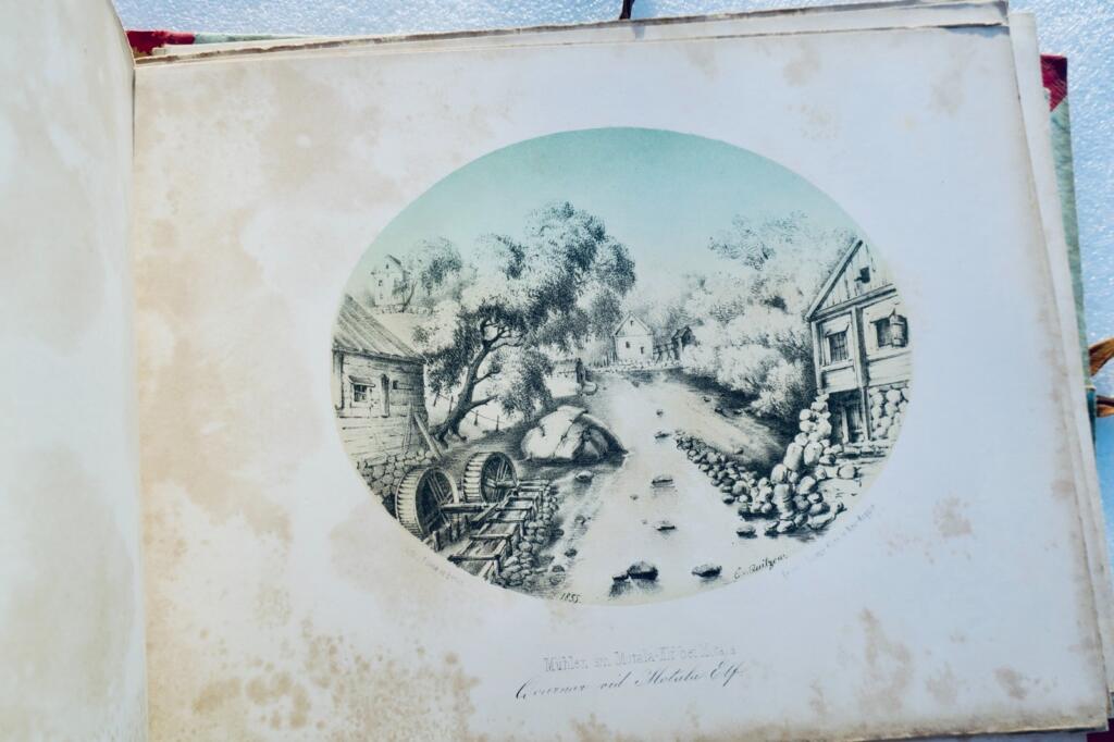 SUEDE GOTHA album for travellers on the Götha canal 1858