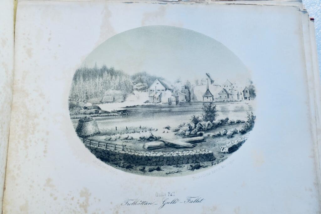 SUEDE GOTHA album for travellers on the Götha canal 1858