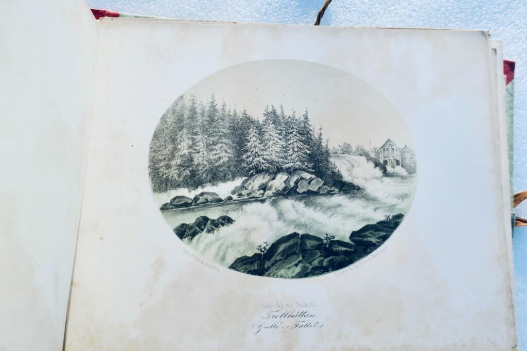 SUEDE GOTHA album for travellers on the Götha canal 1858