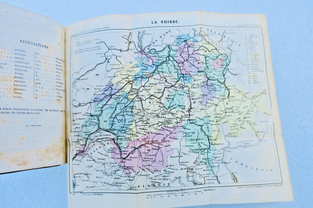 Schweizer Joanne-Reiseführer 1873