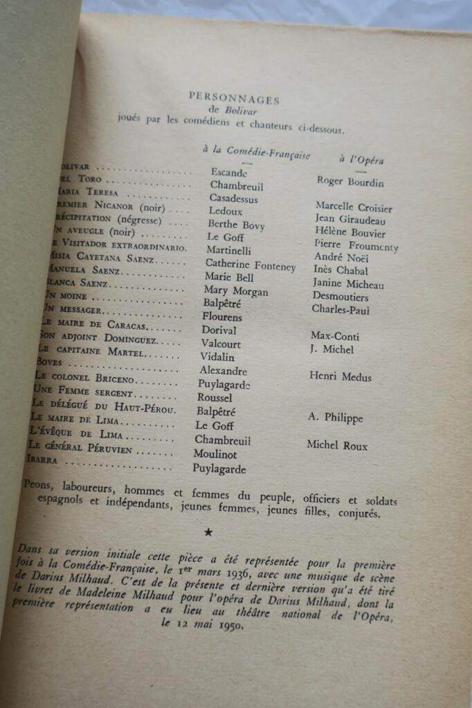Drei Akte von Bolivar und eine Familiensaga