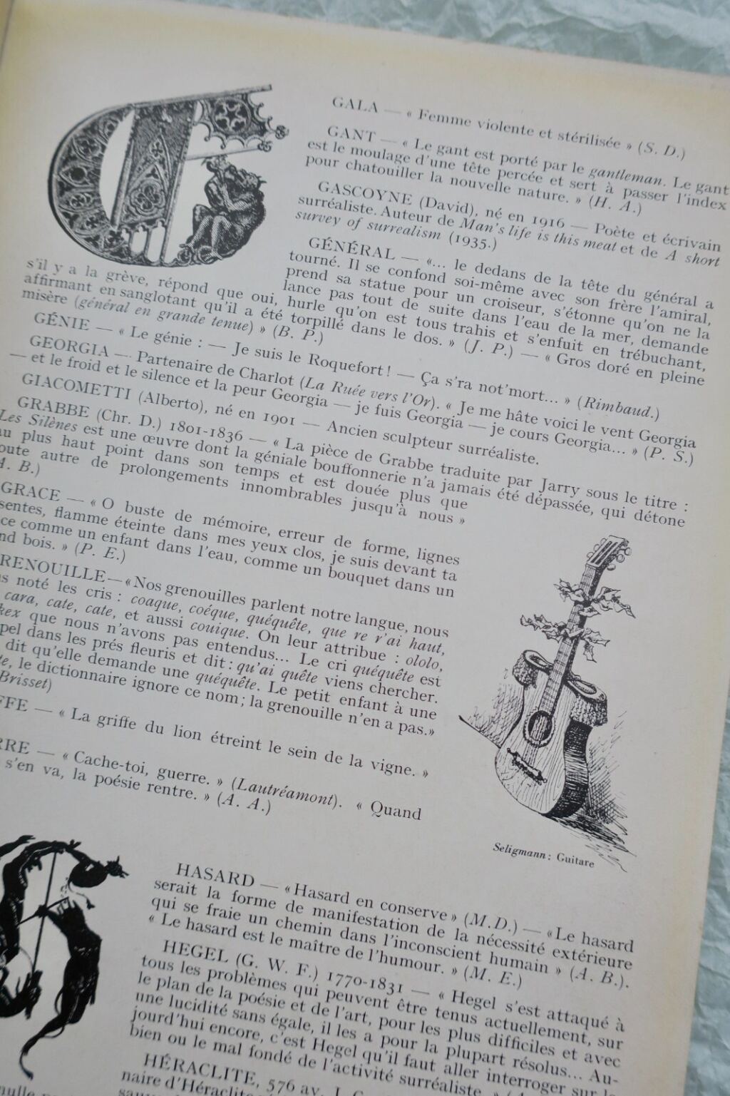 Surrealist Dictionary 1938