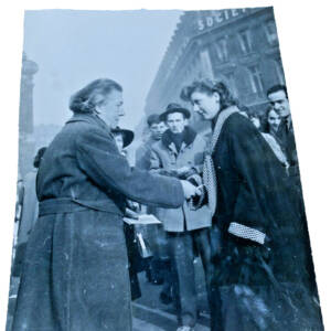 SURRÉALISTE André BRETON photo argentique 20 x 15 cm. 1948