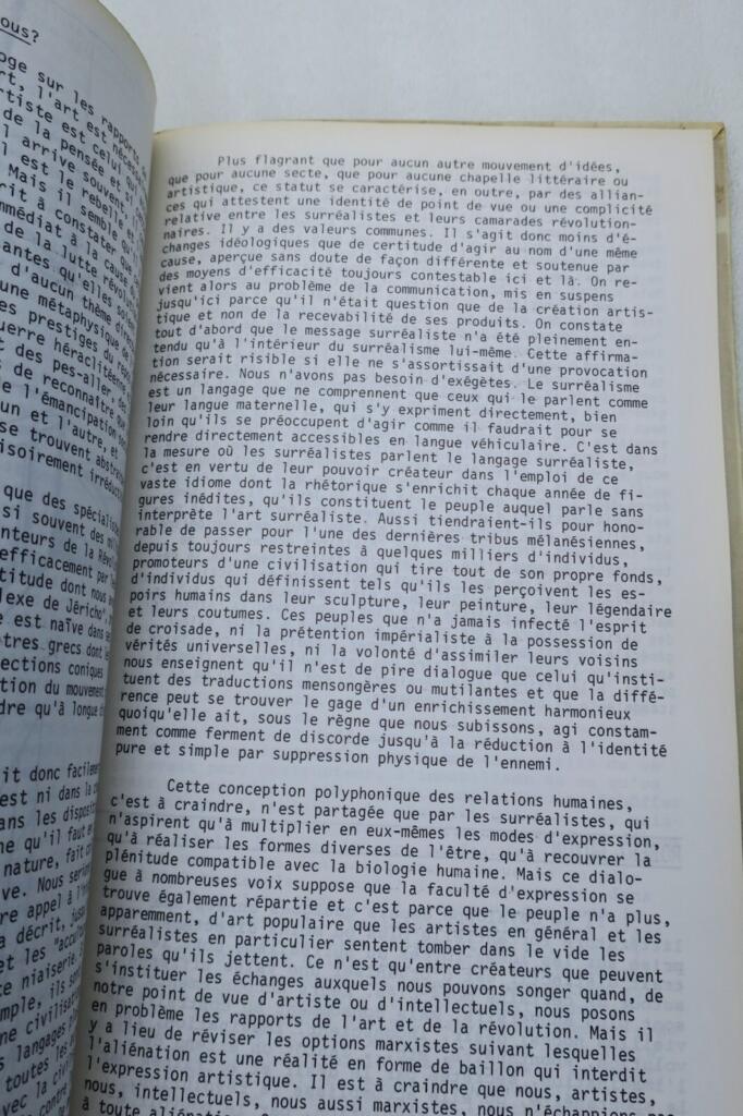 surréaliste Bounoure Bulletin De Liaison Surréaliste 1973