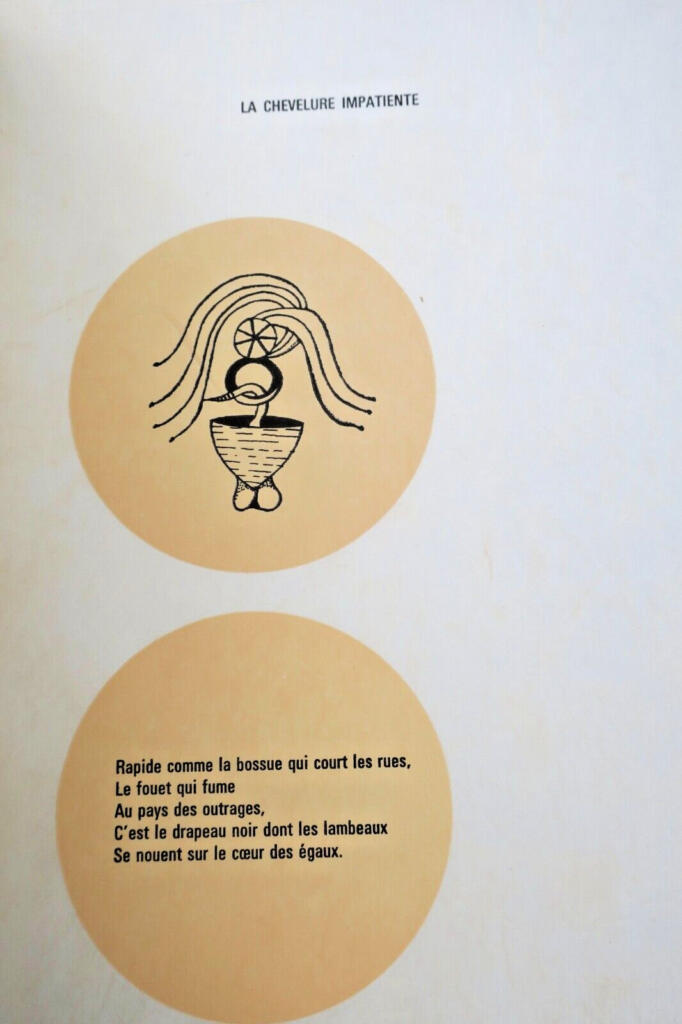 Surrealist talismans with poems and etchings