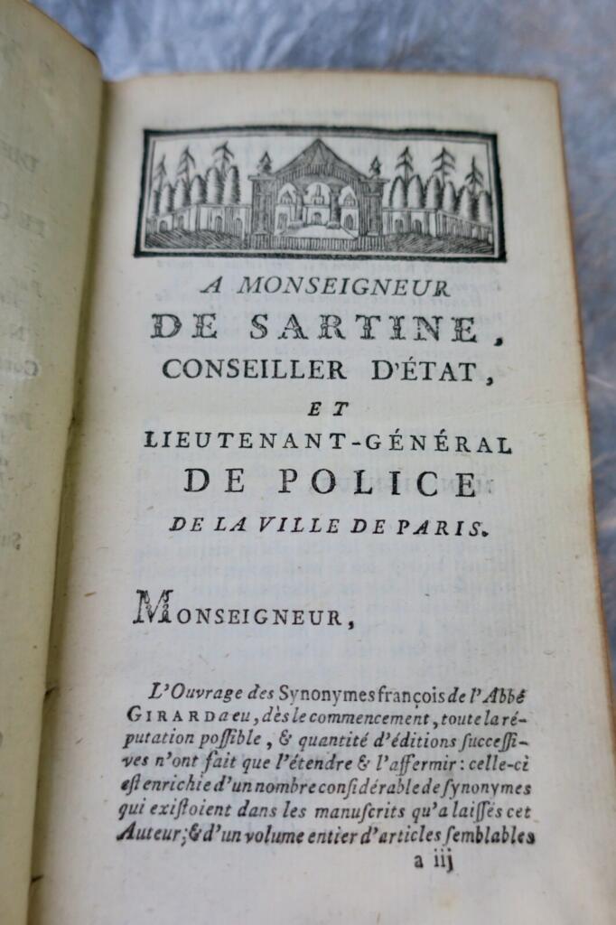 Synonymes françois, leurs différentes significations, et ..1789