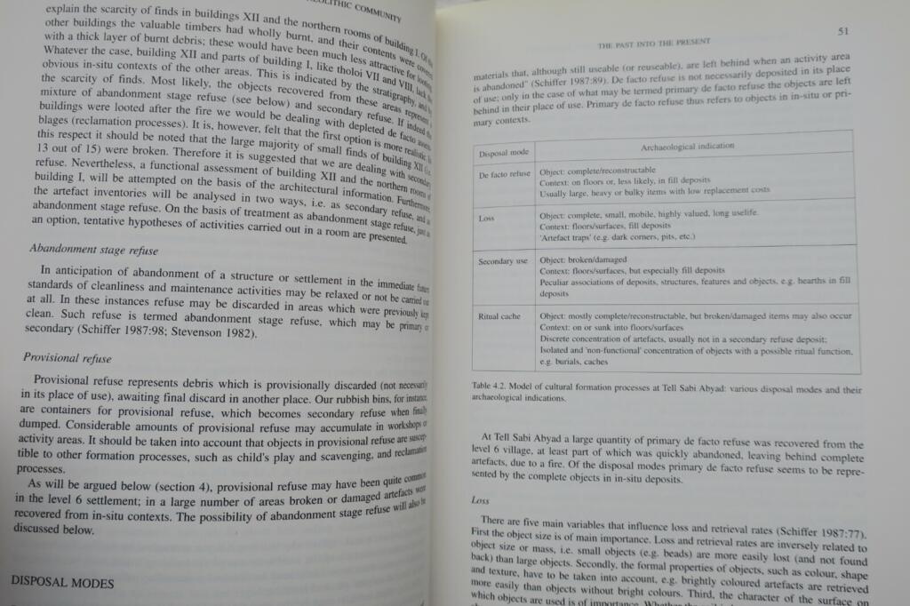 Syria Archaeological Ethnography of a Neolithic Community