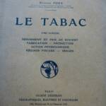 Tabakindustrie-Analyse Frankreichs 1930