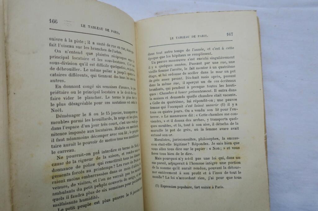 TABLEAU DE PARIS / BIBLIOTHEQUE CHOISIE 1889