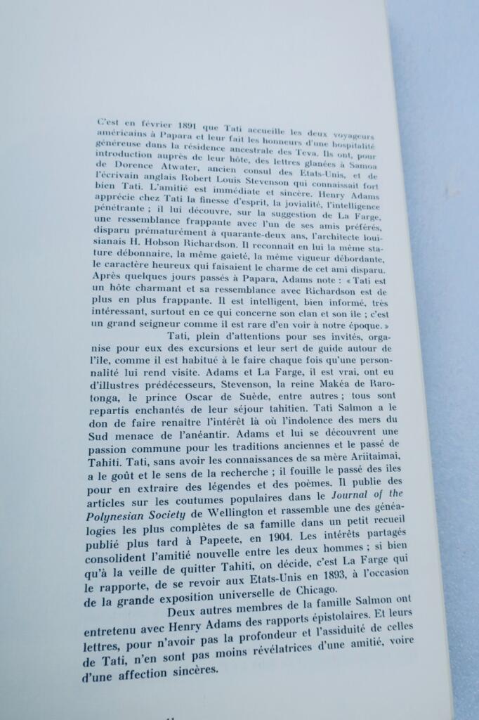 Tahiti Letters by Adams