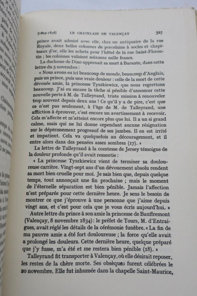 Talleyrand. 1754-1838 + lettre