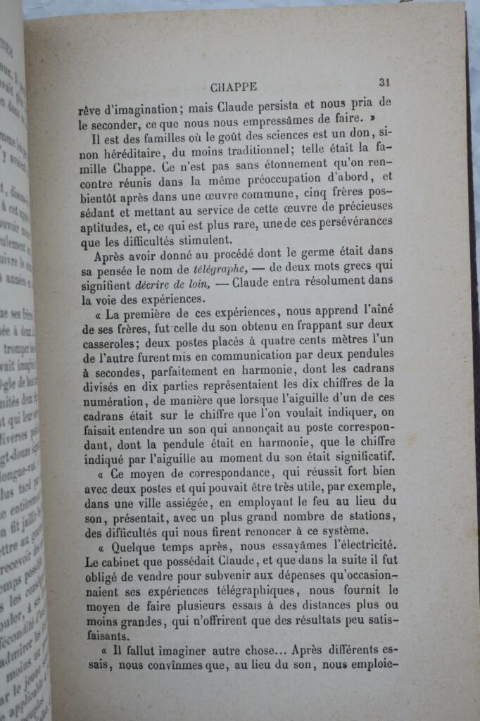 télégraphie DROHOJOWSKA Grands Inventeurs Moderne 1880