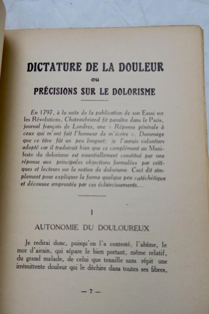 Philosophy of Pain: Dolorism Explored