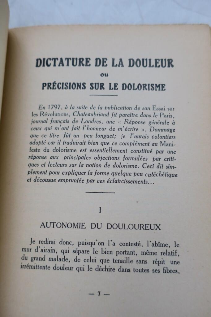 Philosophy of Pain: Dolorism Explored