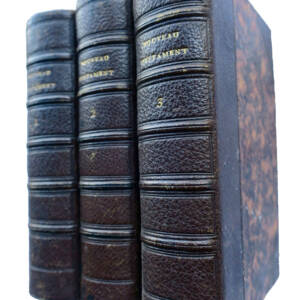 TESTAMENT de notre Seigneur JESUS-CHRIST.1860 3 vol Techener