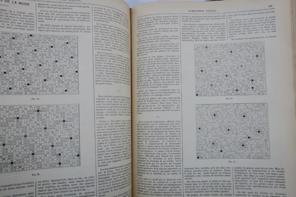 Textilindustriezeitschrift von 1890