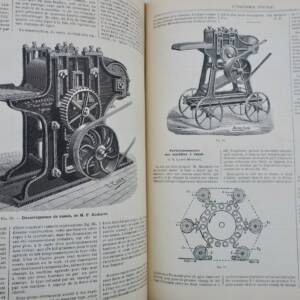 Textile moniteur de la filature du tissage des apprets de la teinture 1890