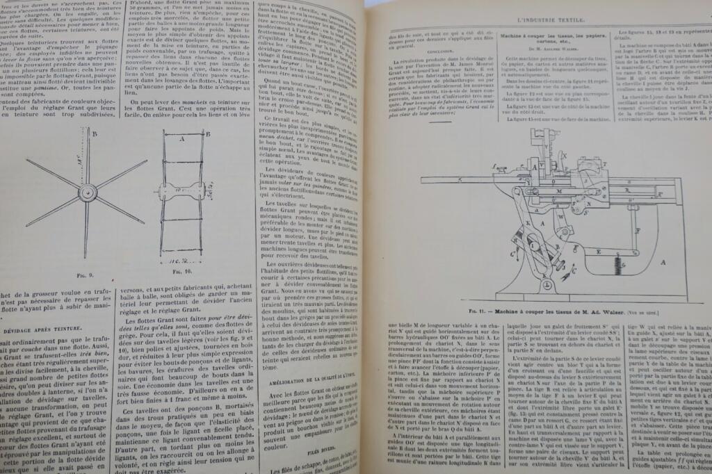 Textilindustriezeitschrift von 1890
