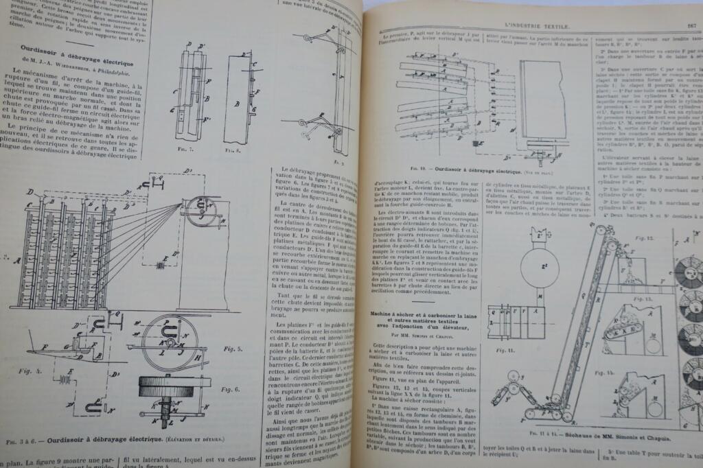 Textilindustriezeitschrift von 1890