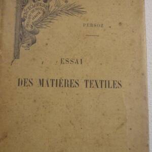 textile Persoz Essai des matières textiles - Méthodes et appareils en usage