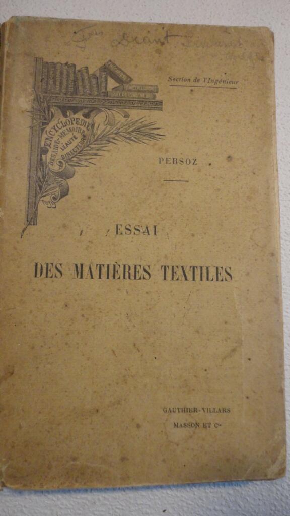 textile Persoz Versuch der Textilstoffe - Methoden und Apparate im Gebrauch