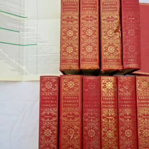 THEATRE CLASSIQUE FRANCAIS complet en 12 volumes