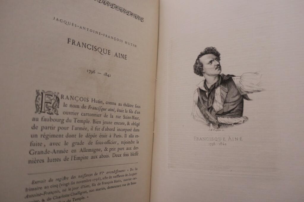 フランス劇場俳優ギャラリー 1760-1877年